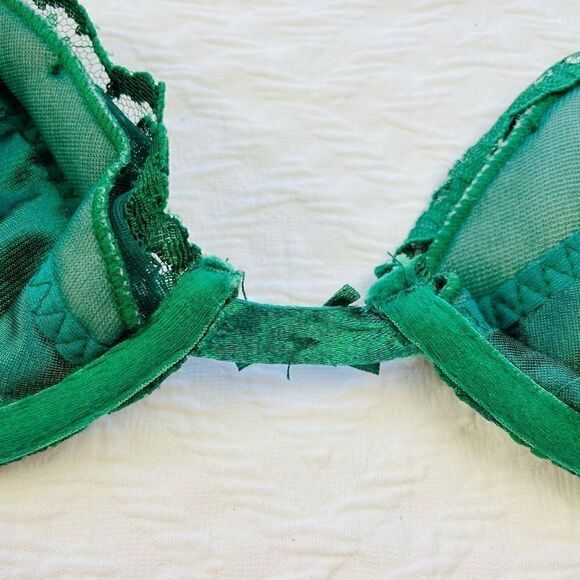 BUY 1 GET 1 FREE Lace emerald green bra 34B inner secrets - Picture 8 of 13